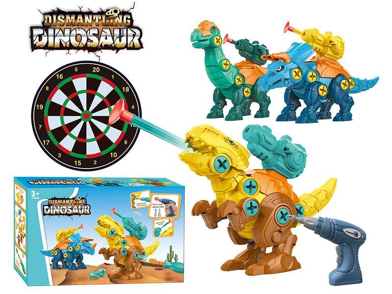 DIY Assembled T-rex/Triceratops/Brachiosaurus 3 In 1