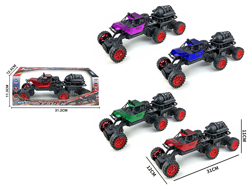 Slide 6 Wheel Climbing Vehicle