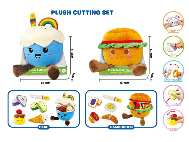 Cake/Hamburger Slice Music (with music, no battery included)