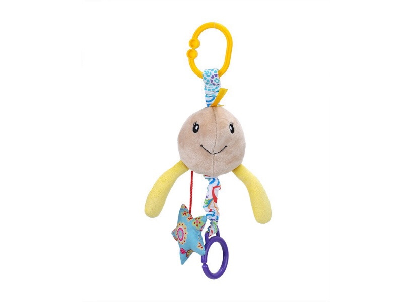 Turtle Bell Plush Baby Pull Ring