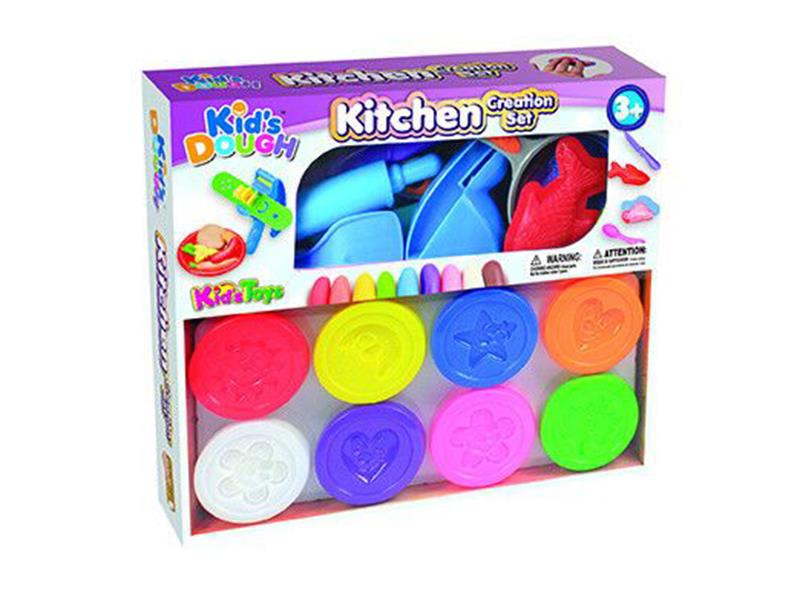 Colored Clay Kitchen Creation Set