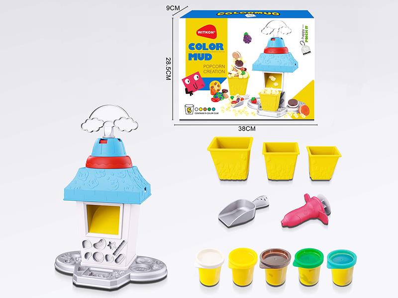 Color Clay Popcorn Machine Toy