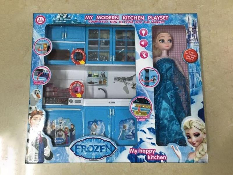 Ice Princess Kitchen Series With Barbie (Lighting And Music With 3 Ag13 Electronic Tablets)