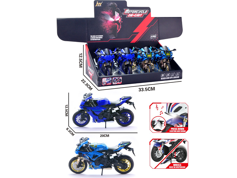 Simulated Alloy Motorcycle