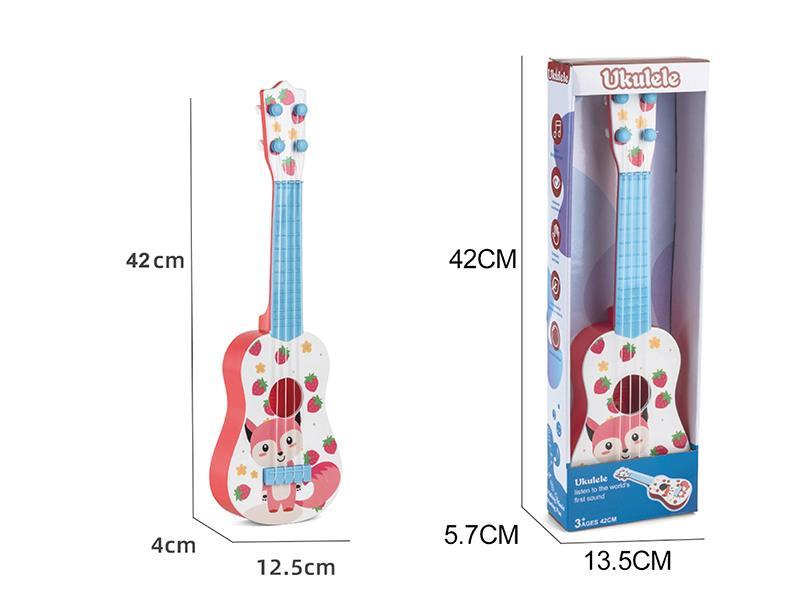 Cartoon Fox Ukulele
