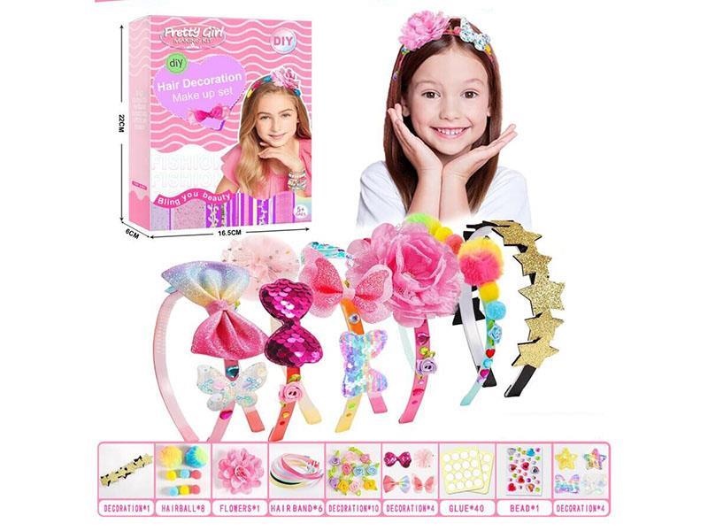 DIY Girl Hair Band Creative Matching Accessory Set