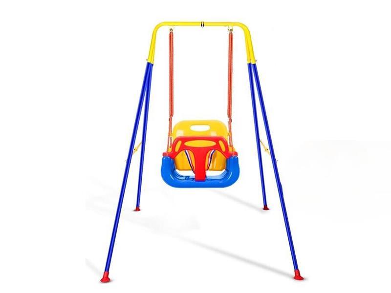 The Children's Swing Comes With A Folding Stand