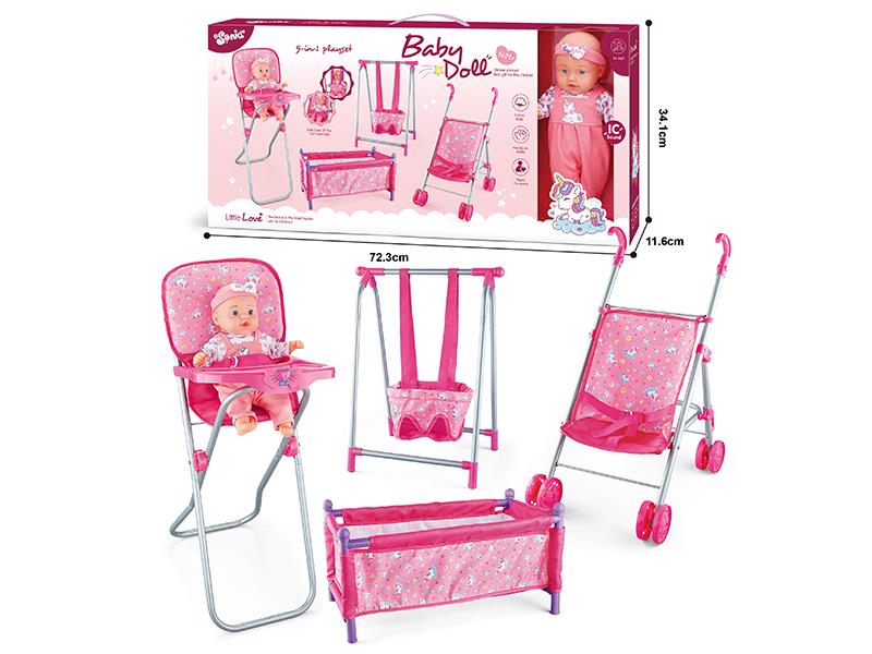 14" Doll Play Set