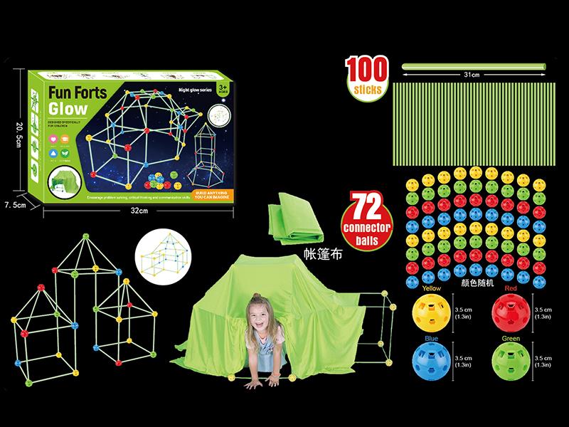 DIY Fort Building Tent Play Set