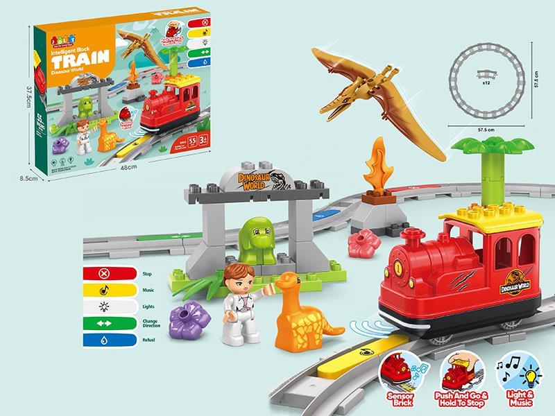 Intelligent Steam Train - Dinosaur World building Blocks
