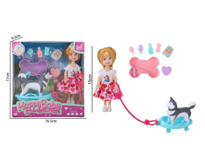 6-Inch Realistic Little Girl Pet Girl