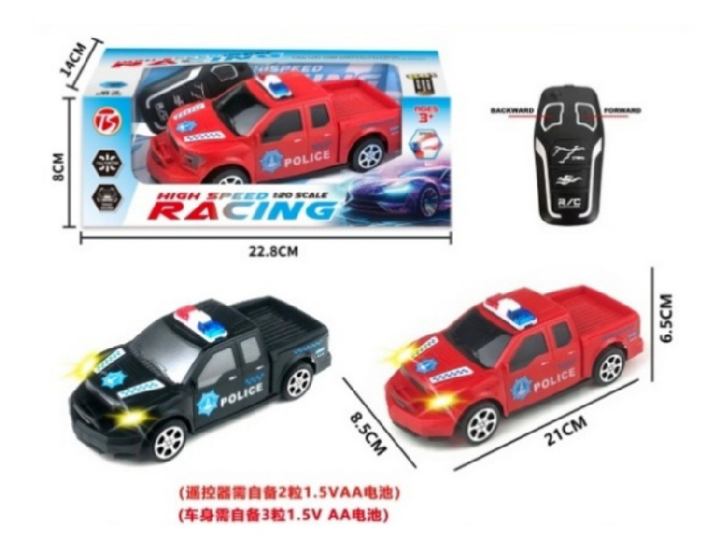 2Ch-With Sound Ford Remote Control Police Car
