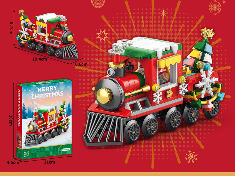 Christmas Train Building Blocks 322pcs