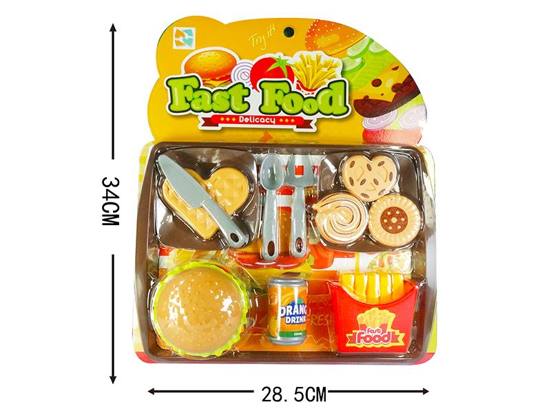 Simulation Hamburger French Fries Luxury Set