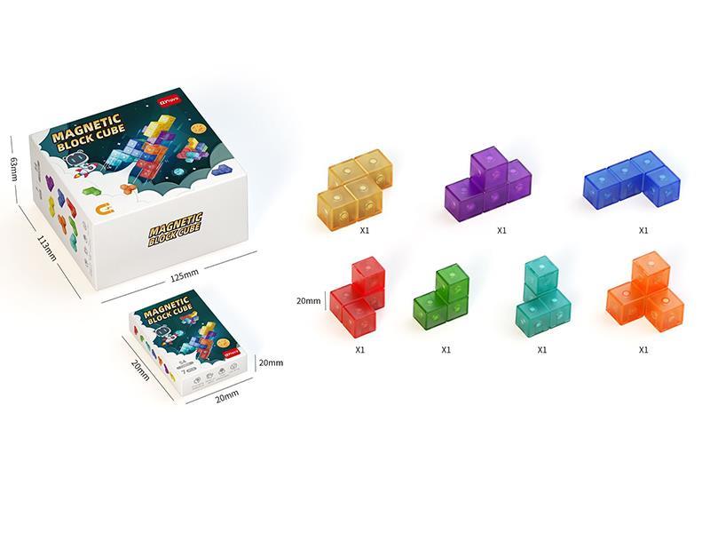 Magnetic Block Cube(With Cards)