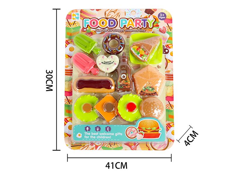 Pretend Play Toy Food Set