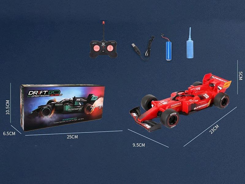 Remote Control Spray Equation Car