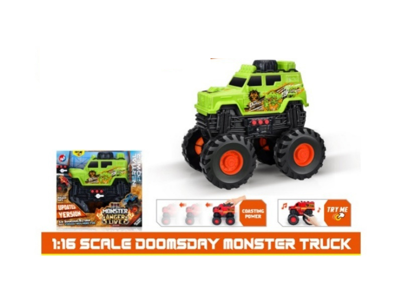 1:16 Hot Wheels Zombie Inertia Car [With Lights And Music]
