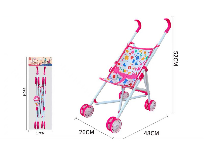 Thick Cloth Iron Baby Stroller Toy