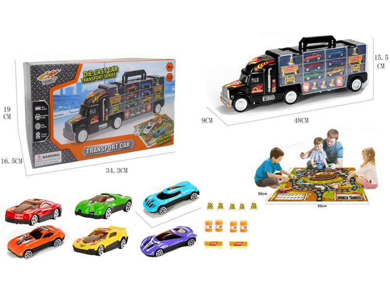 1:26 Alloy Car Container Series Scene Game Map Set