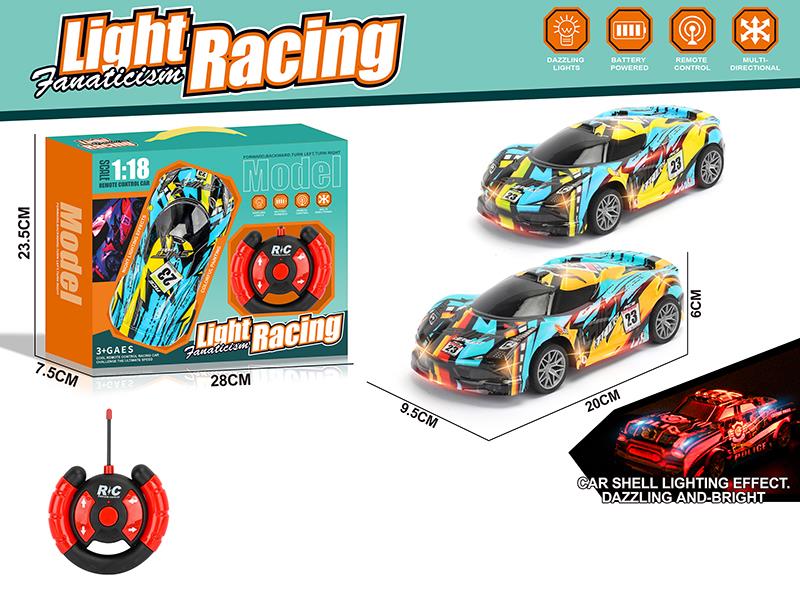1:18 4CH R/C Racing Car(Not Included Batteries)