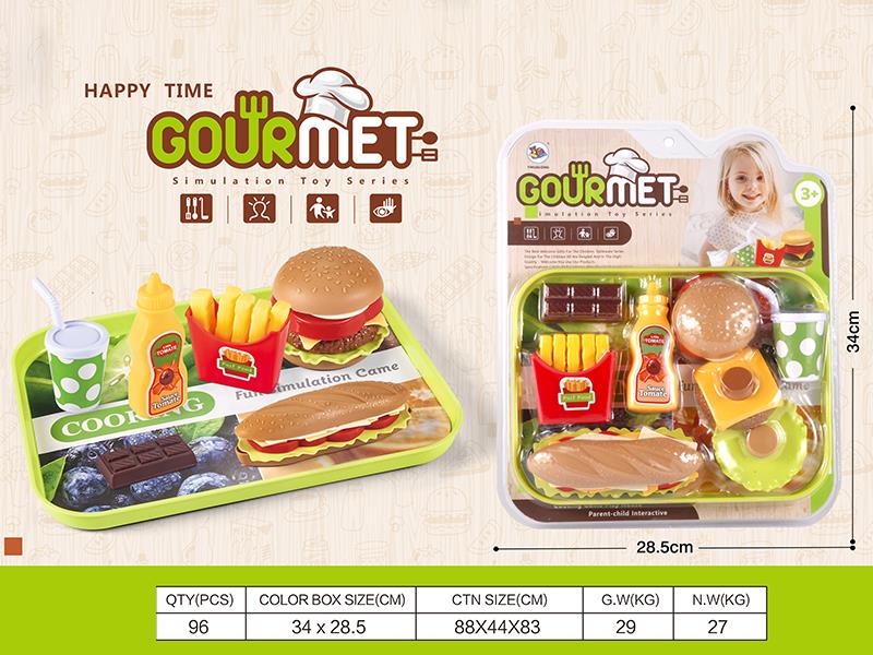 Simulated Hamburger Toy Set