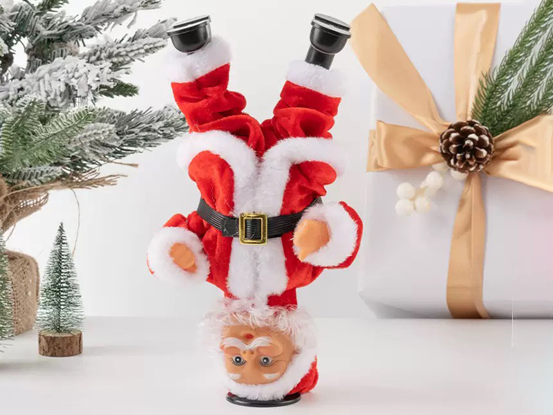 Headstand Santa Claus toy