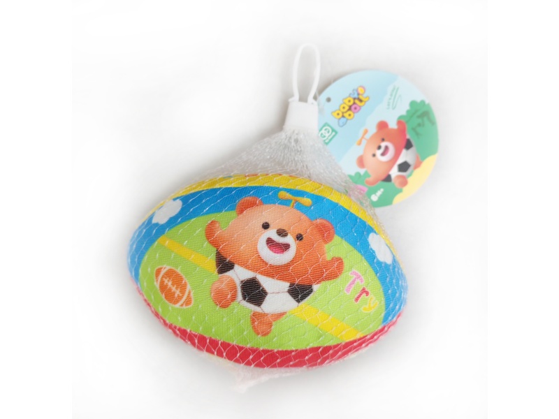 4-Inch Rugby Ball With Bells
