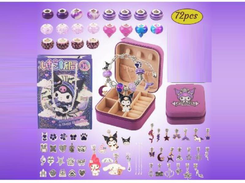 Sanrio Diy Pandora Beading 72 Pieces