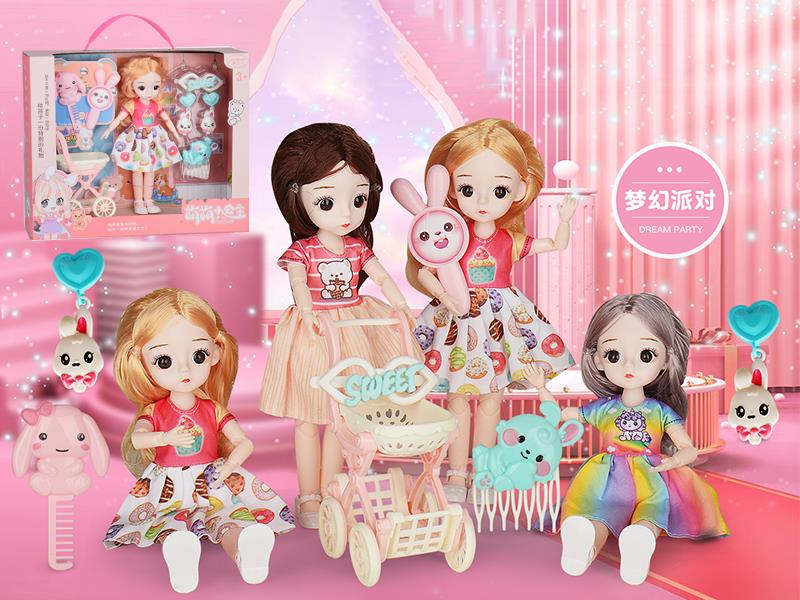 9" Cute Princess Doll Set