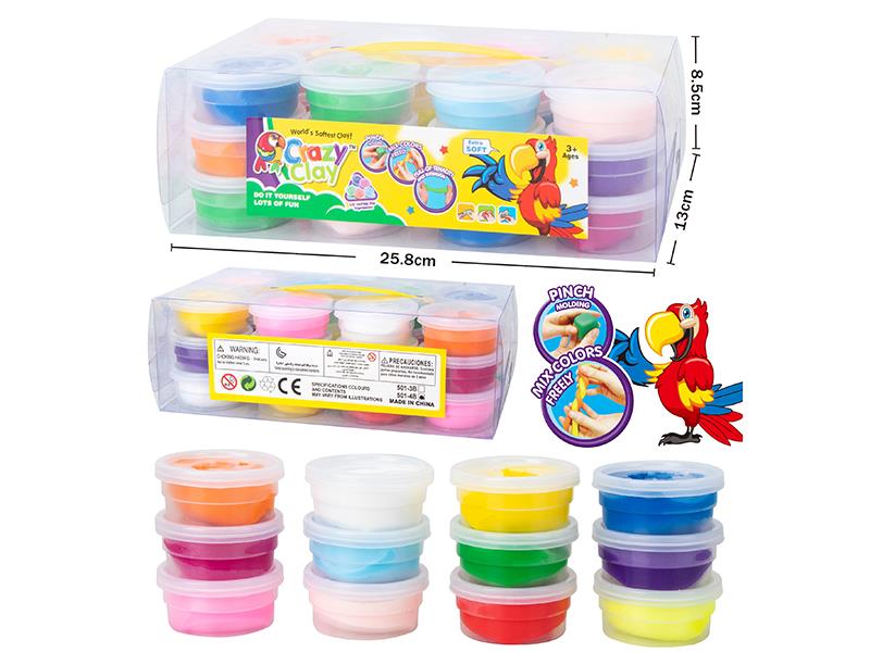 Soft Clay 24pcs