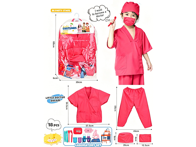 Laboratory Clothing Role-Play Set