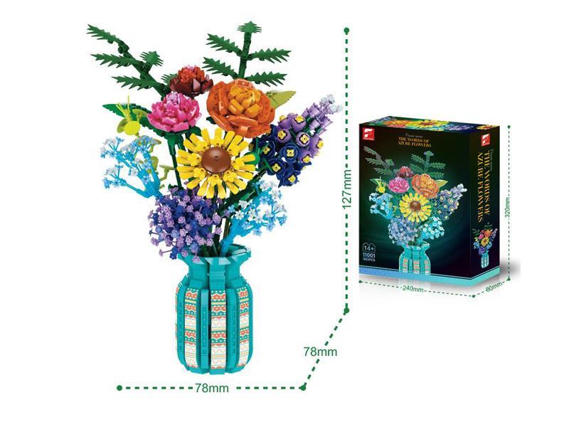 Building Block Flower Series