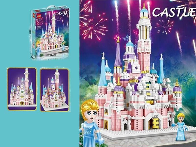 Girls Dream Castle Diamond Granule Building Blocks 2607+PCS