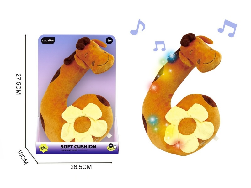 Number Plush Soothing Pillow - 6