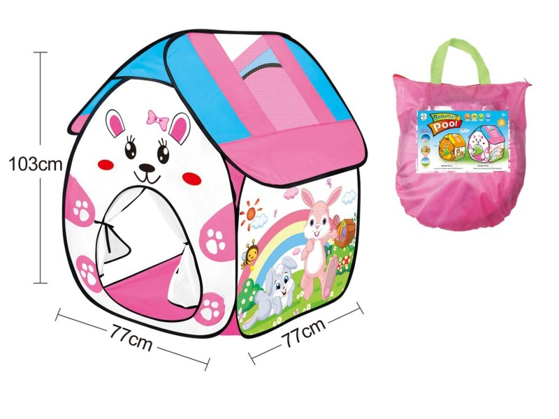 Cartoon Rabbit Play Tent