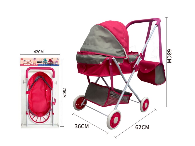 Thick Cloth Baby Stroller Toy(Small Wheel)