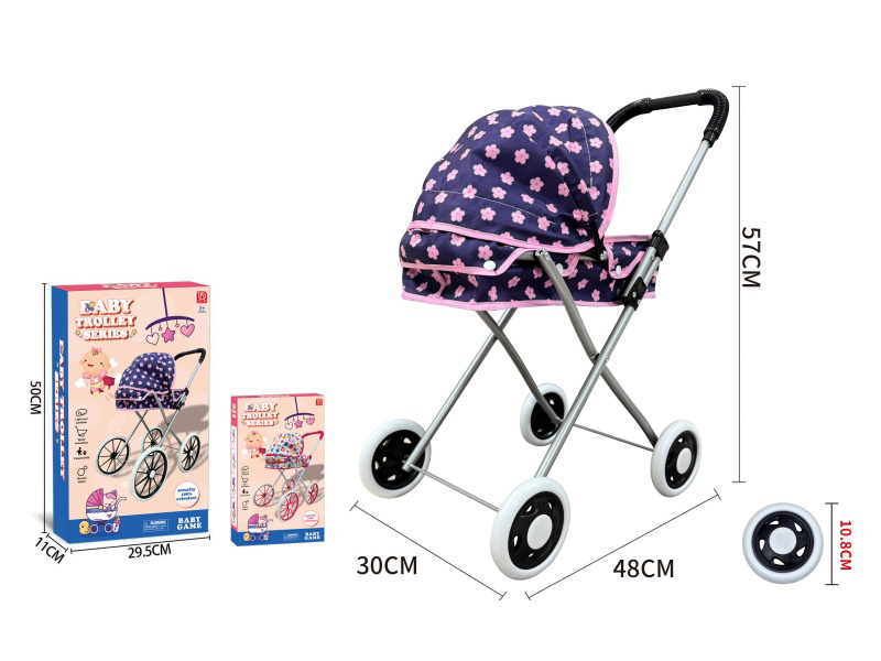 Thick Cloth Iron Baby Stroller Toy