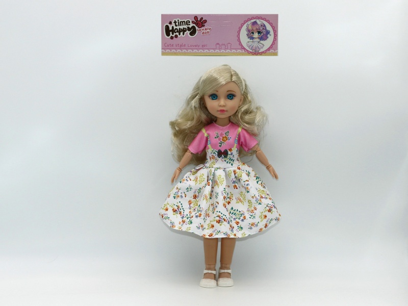12-Inch 15-Joint Brown Doll