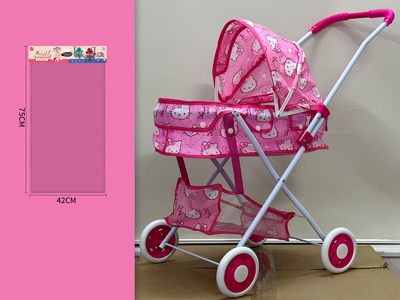Hello Kitty Iron Stroller Toy