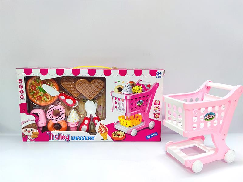 Dessert Pizza Cutlery Set With Shopping Cart