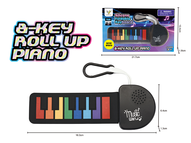 Mini Multicolor Silicone Piano