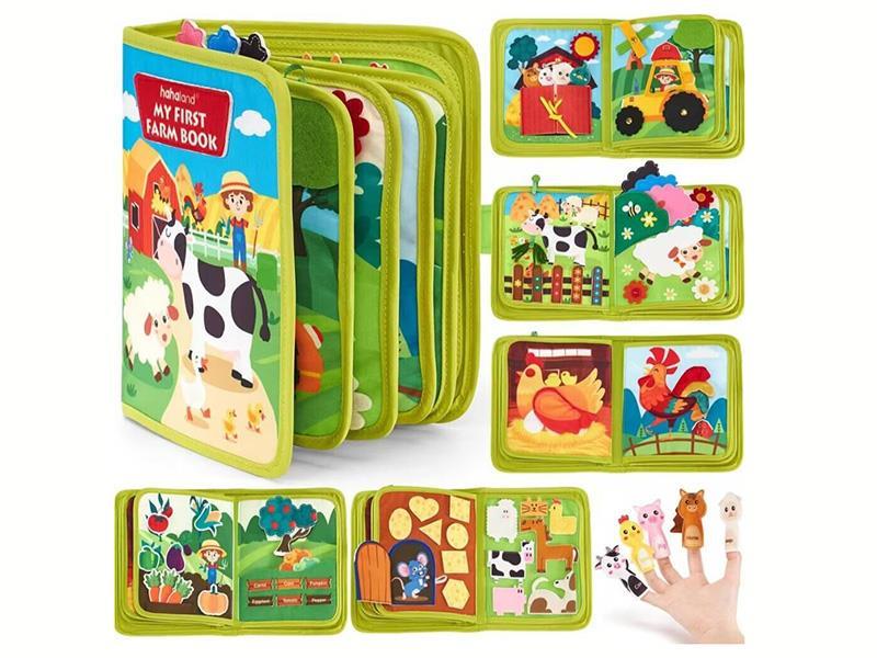 Children's Early Education Felt Farm Book