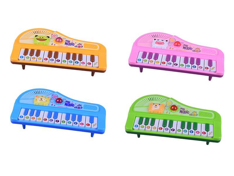 22Keys 4 Items Animals Electronic Organ With Light And Music(4 Colour Mixed)