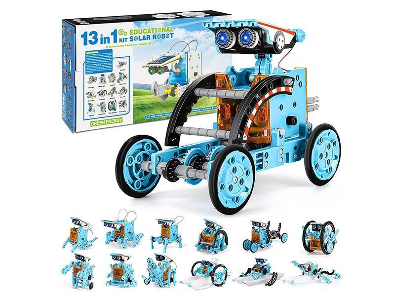 13 In 1 Solar Robot With Battery Compartment