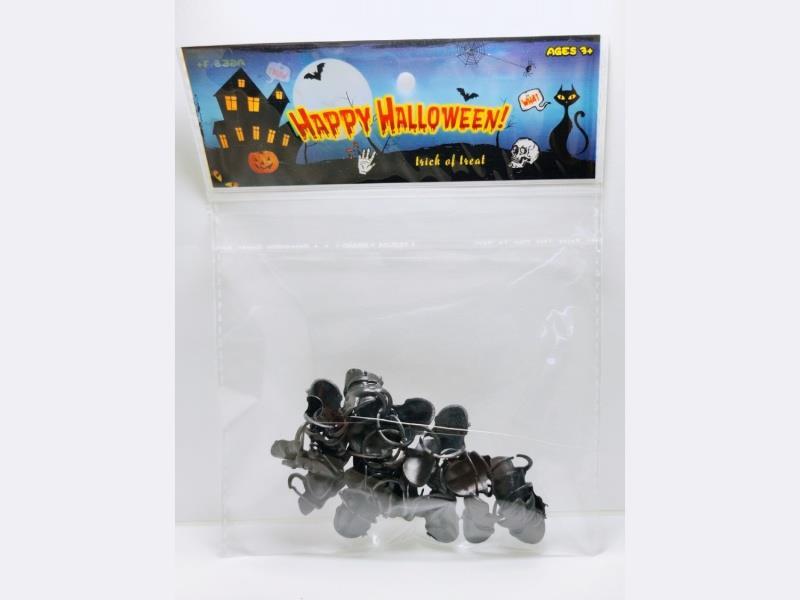 Halloween Skull Ring, 30Pcs [Glow-In-The-Dark]