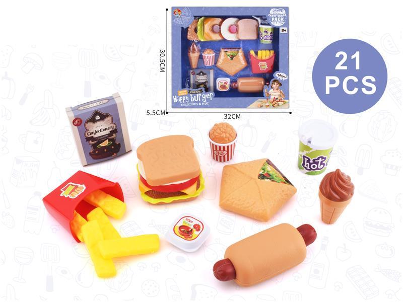 21PCS Hamburg Toy Set