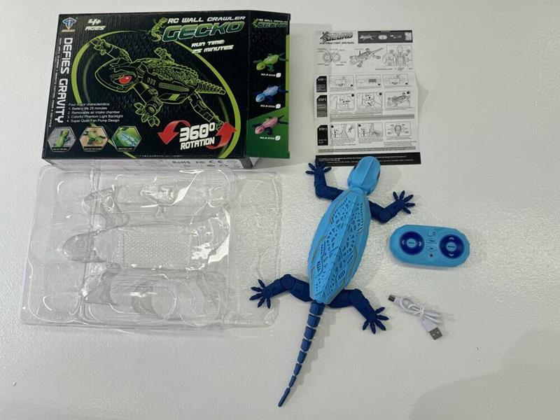 2.4G Rremote-Controlled Wall-Climbing Tiger With Colorful Lghts(Blue)