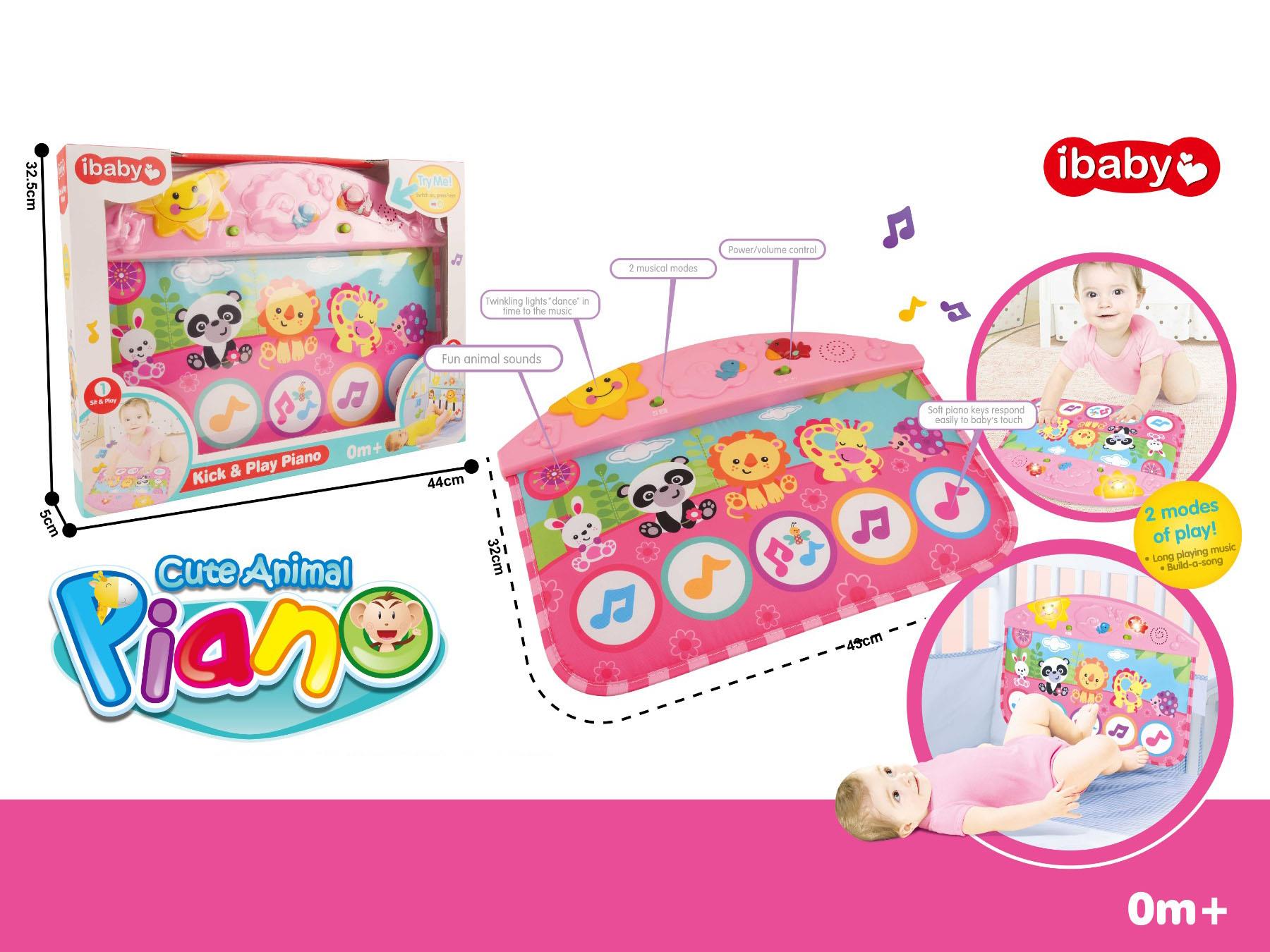 Baby Bedside Pedal Piano - Pink