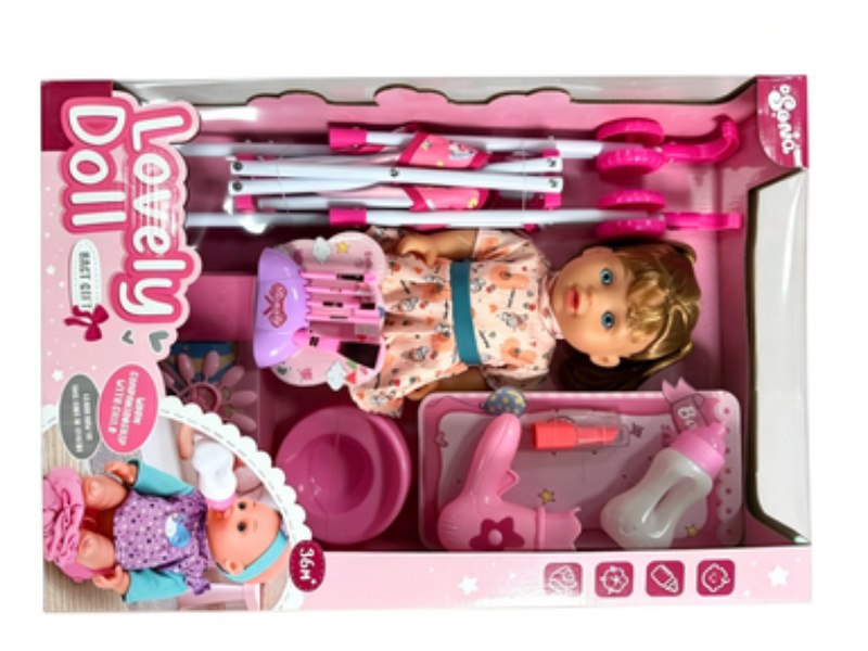 Eco-Friendly Doll Set (Plastic Car)